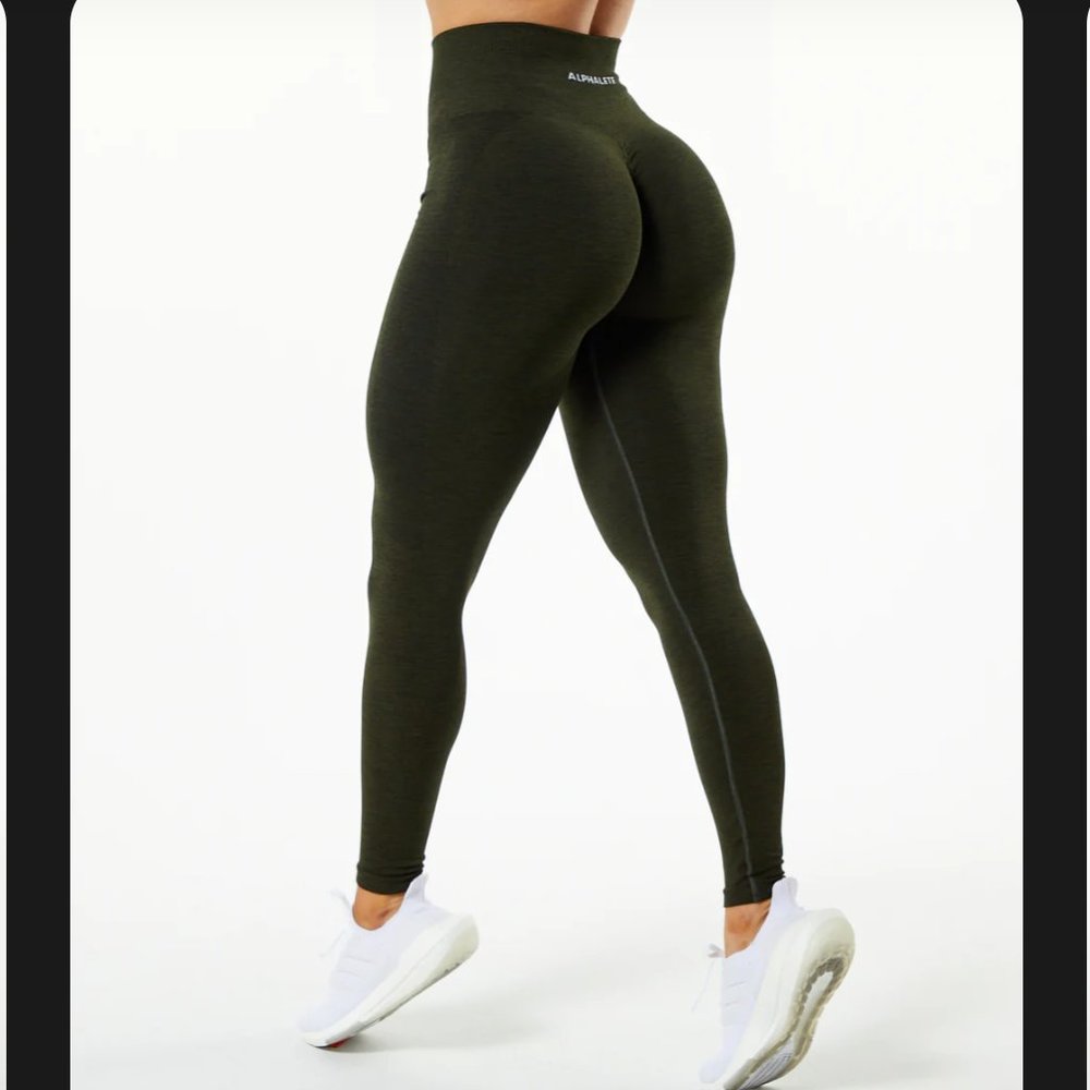Alphalete Amplify Legging - S / Evergreen / NWT